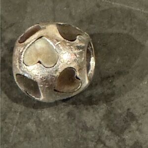 Pandora Sterling Silver Heart Charm Bead